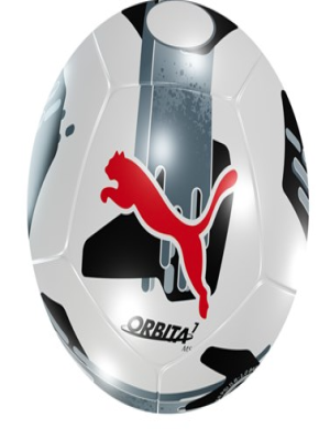 Puma Orbita 7 MS Football- white/black